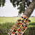 Classic stem multi color wool rug - front_view