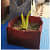 Fabric grow bag square shape 4*4*4 set of 10 bags - top_view