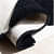 Dave Geometric Handmade Tufted Wool Ivory black Area Rug - front_view