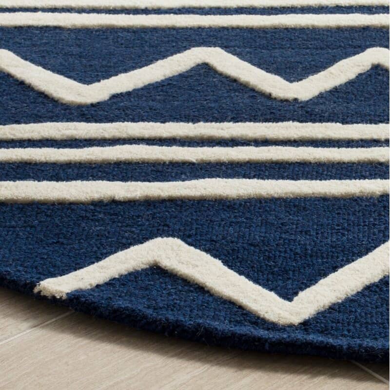 Brenner Navy Ivory Area Hug