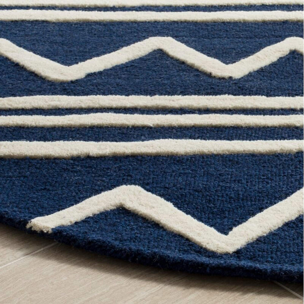 Brenner Navy Ivory Area Hug - photo