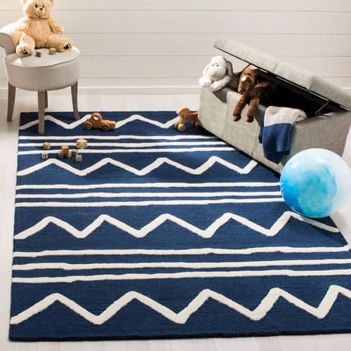 Brenner Navy Ivory Area Hug