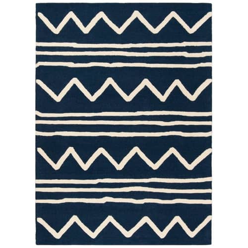 Brenner Navy Ivory Area Hug