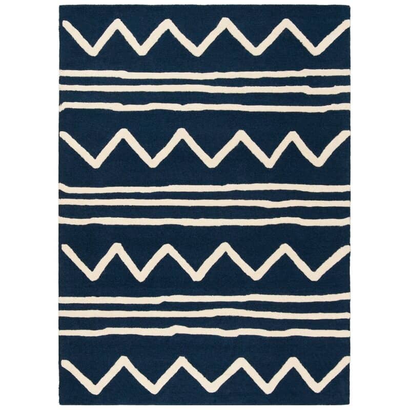 Brenner Navy Ivory Area Hug
