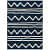 Brenner Navy Ivory Area Hug - top_view