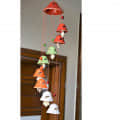 Artlik Handicrafts Ceramic Wind Chime (Multicolour) - front_view