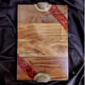 Wooden Resin River Tray Multicolor - rear_view