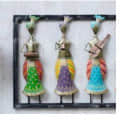 Beautiful Iron Five Musical Doll Wall Hanging - front_view
