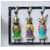Beautiful Iron Five Musical Doll Wall Hanging - rear_view
