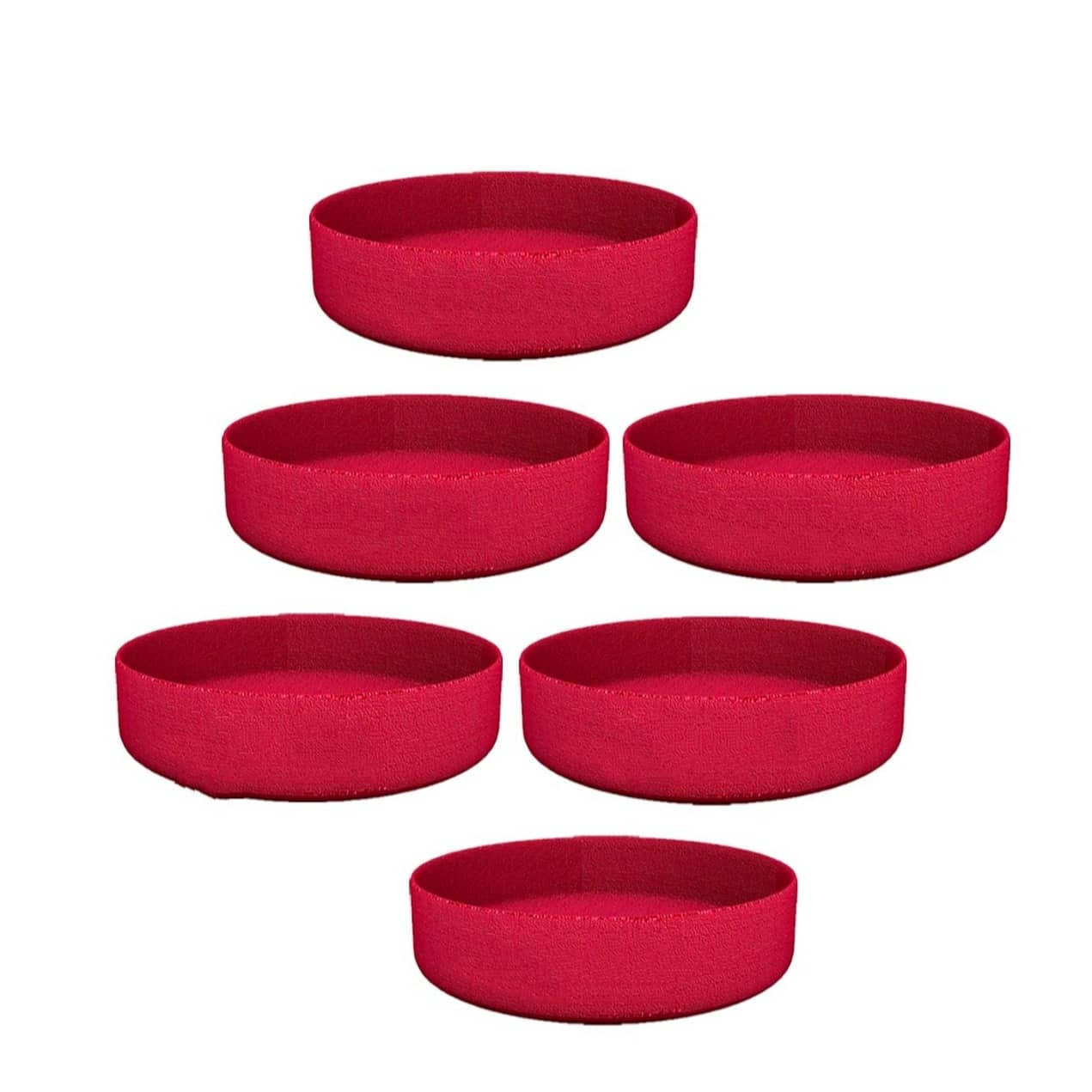 Fabric grow bags Mergenta 10*4( inches) round shape set of 5 bags