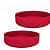 Fabric grow bags Mergenta 10*4( inches) round shape set of 5 bags - top_view