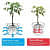 Geo - Fabric grow bags round shape set of 3 bags - rear_view