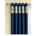 Blue Designer Curtain For Window - front_view