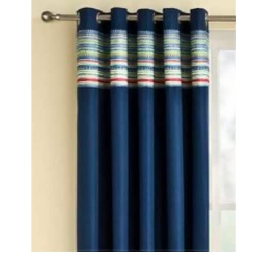 Blue Designer Curtain For Window
