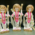 Marble Ram Darbar Statue - top_view
