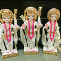 Marble Ram Darbar Statue - left_view