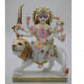 DURGAA MAA MARBLE STATUE - right_view