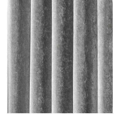 Grey Cotton Curtain