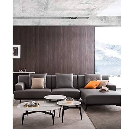 Madeira L Shape 5 Seater Sofa Grey Color