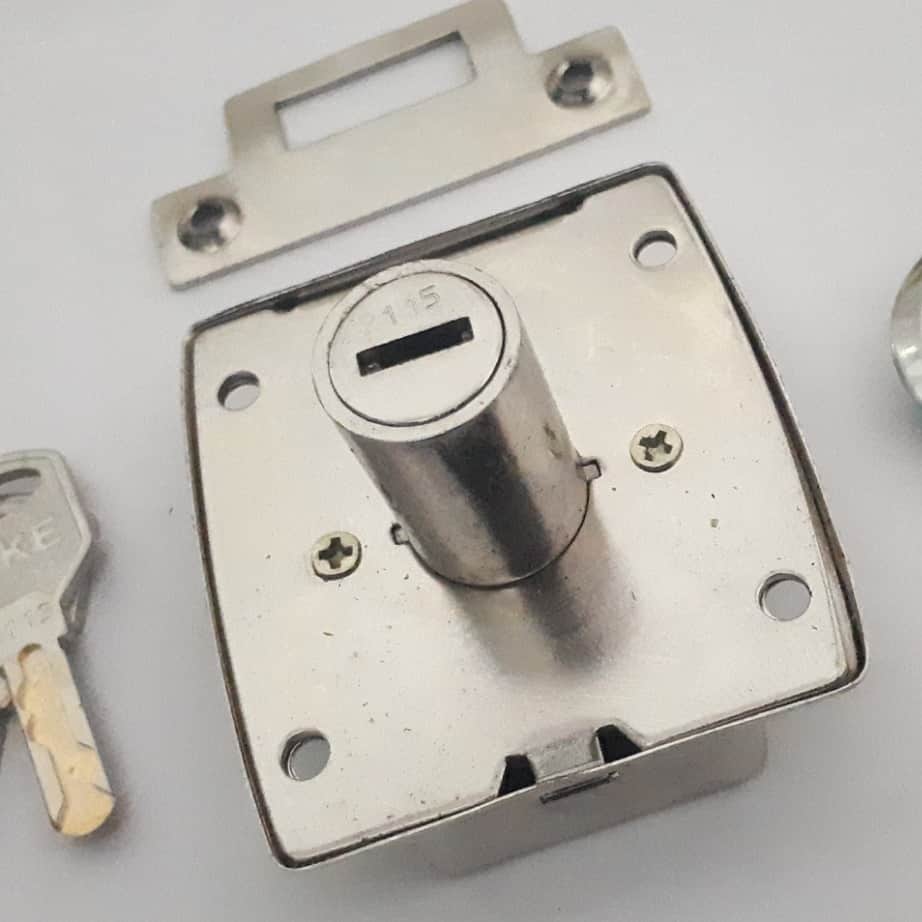 Wave Cupboard Lock - front_view