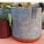 Fabric grow bags round shape Light Grey - rear_view