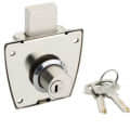 Cupboard  Silver Lock - rear_view