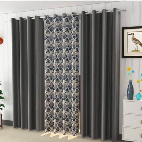 Printed Cotton Curtain For Home