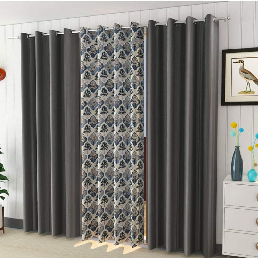 Printed Cotton Curtain For Home - photo