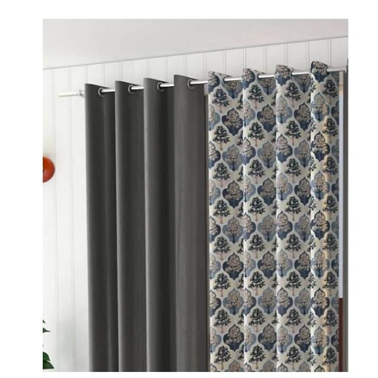 Printed Cotton Curtain For Home