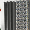 Printed Cotton Curtain For Home - rear_view