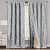 Designer Curtain  Grey - rear_view