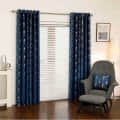 With Design  Blue Curtain - photo