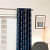 With Design  Blue Curtain - top_view