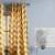 Eyelet Zig Zag Pattern Curtain - top_view