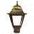 Cast Aluminium Post Gold Top Lamp - front_view