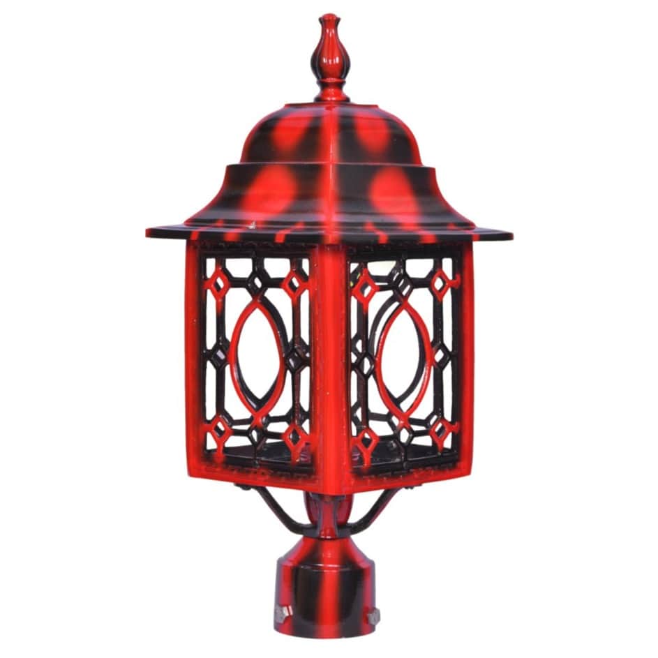 Style Metal Candle Lanterns - top_view