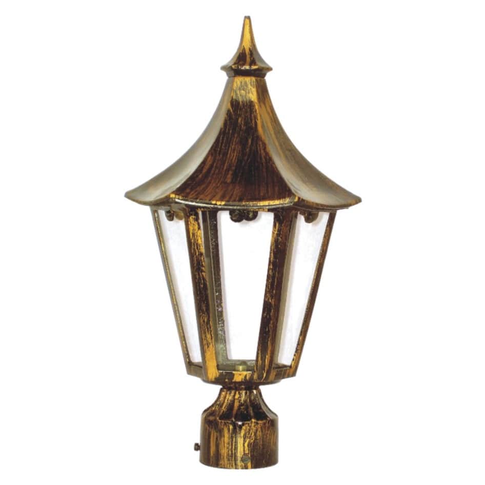 Post Top/Gate Light Fixture Outdoor Lamp - top_view