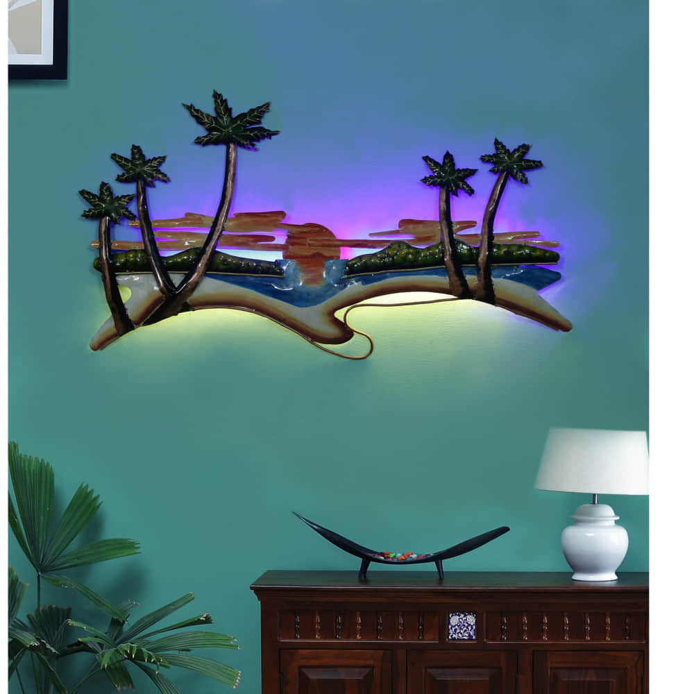 Palm Tree Metal Art - photo