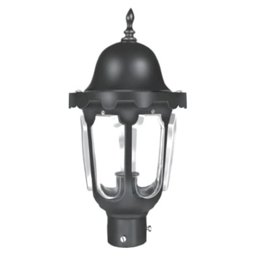 Light Rust Outdoor Lamp Post Light with Clear Glass
