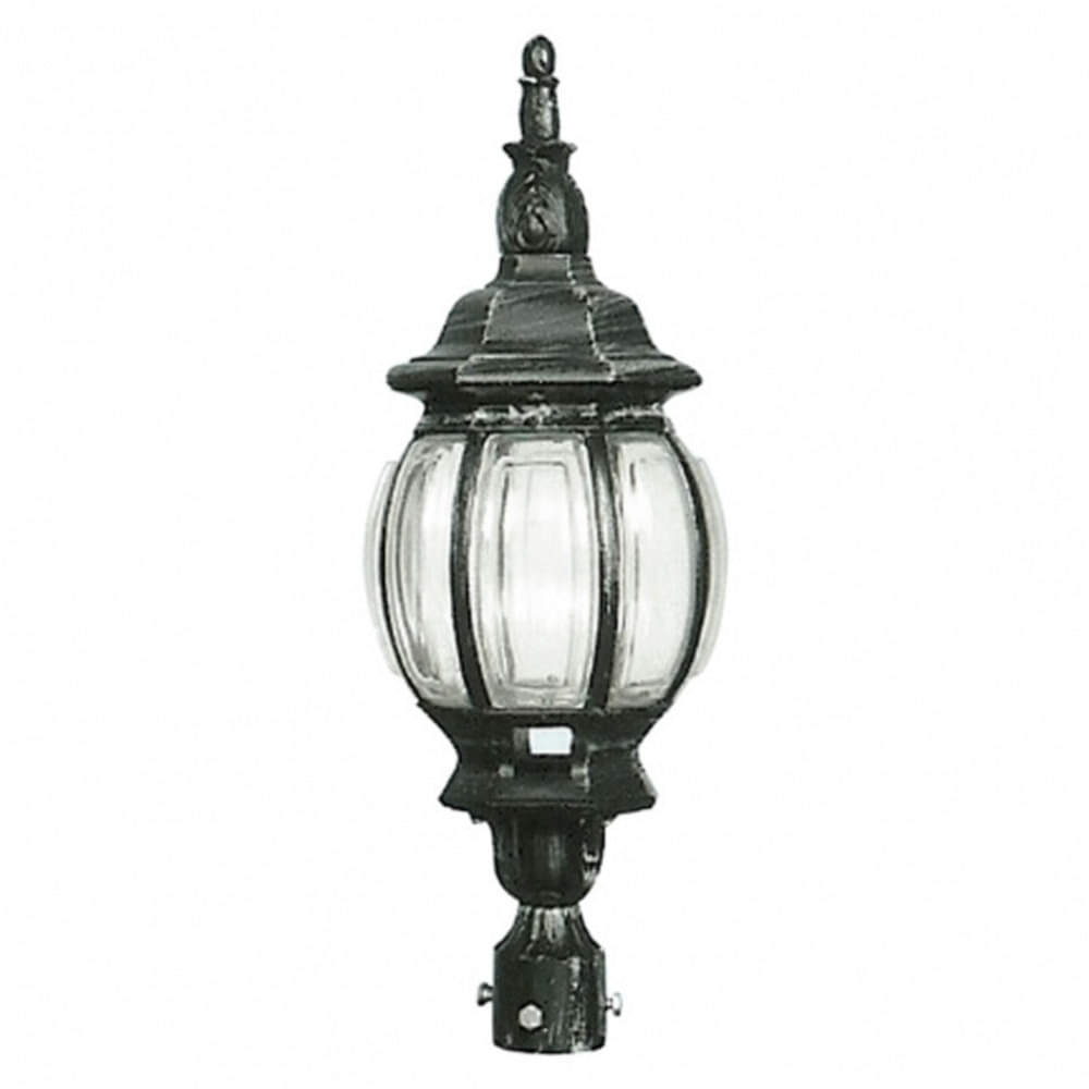 Rounded Cast Aluminium Post Top/Gate Light Fixture - photo