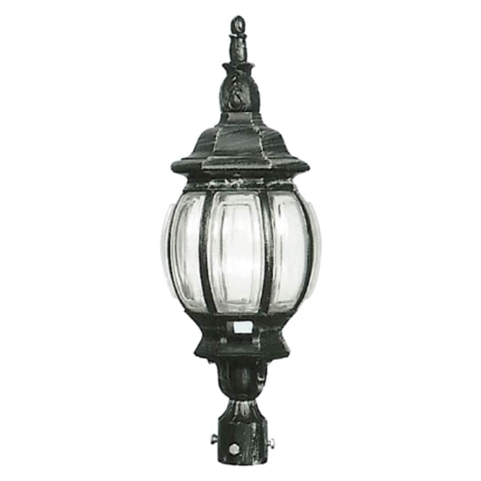 Rounded Cast Aluminium Post Top/Gate Light Fixture - front_view