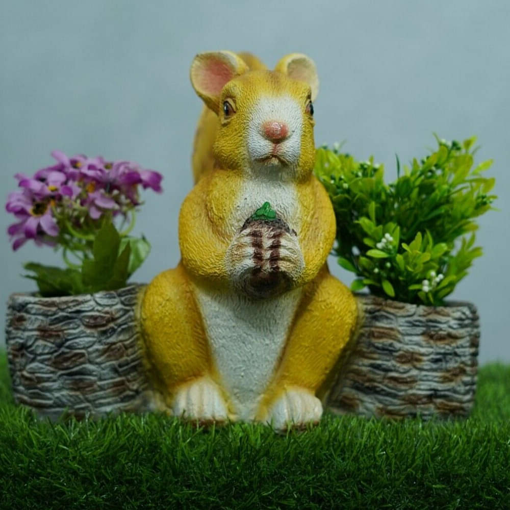 Squirrel With 2 pot - photo