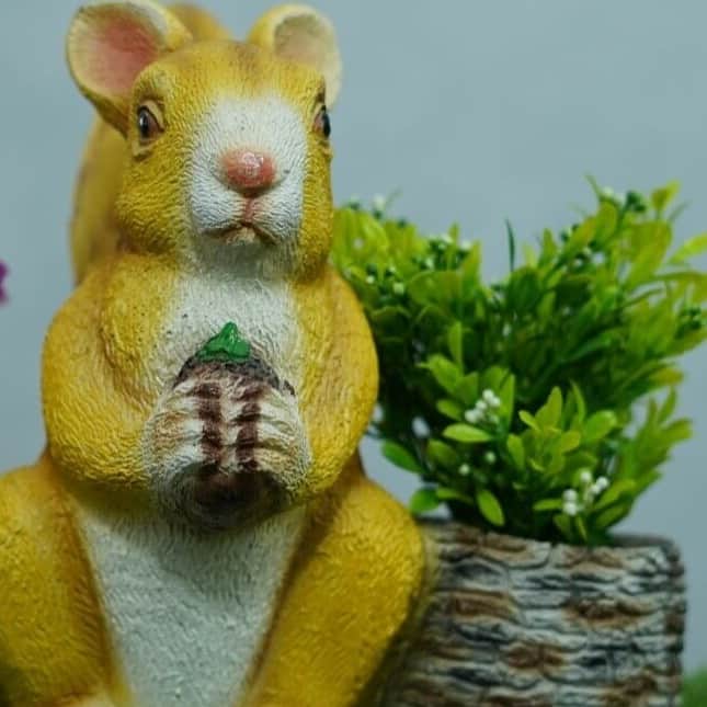 Squirrel With 2 pot - top_view