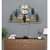 Decorative Metal Wall art With Clock - top_view