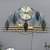 Decorative Metal Wall art With Clock - rear_view
