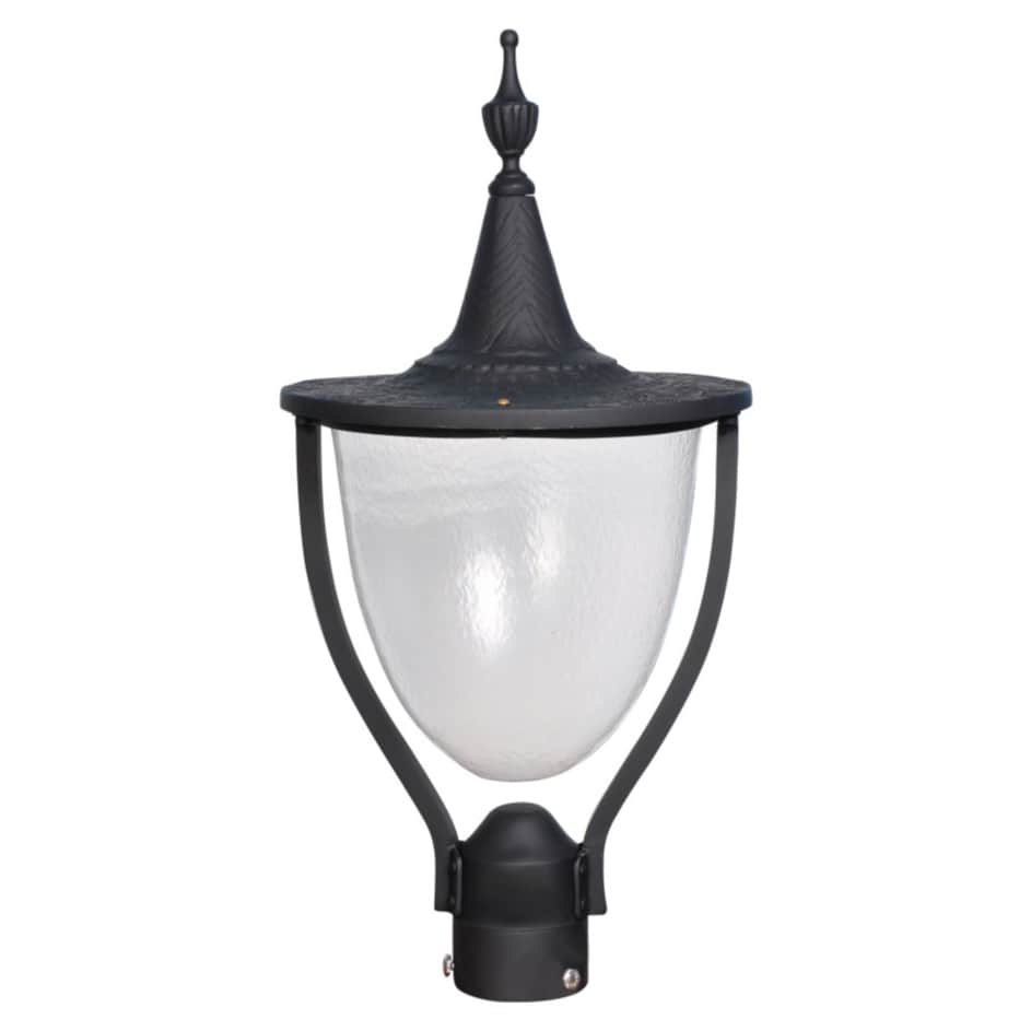 Aluminium Post Top/Gate Light Fixture Lamp - top_view