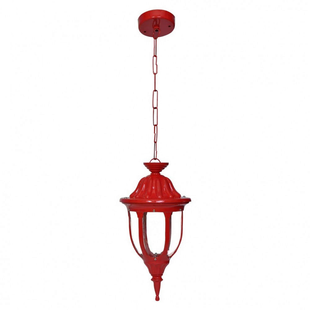 Cast Aluminium Ceiling Hanging Lanterns Red - photo
