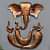 High Quality Lord Ganesha Wall Hanging - front_view