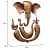 High Quality Lord Ganesha Wall Hanging - top_view