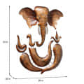 High Quality Lord Ganesha Wall Hanging - rear_view